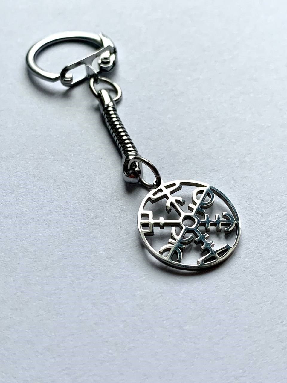 Брелок Вегвізир (Vegvisir) - скандинавський компас вікінгів | Оберіг та символ захисту