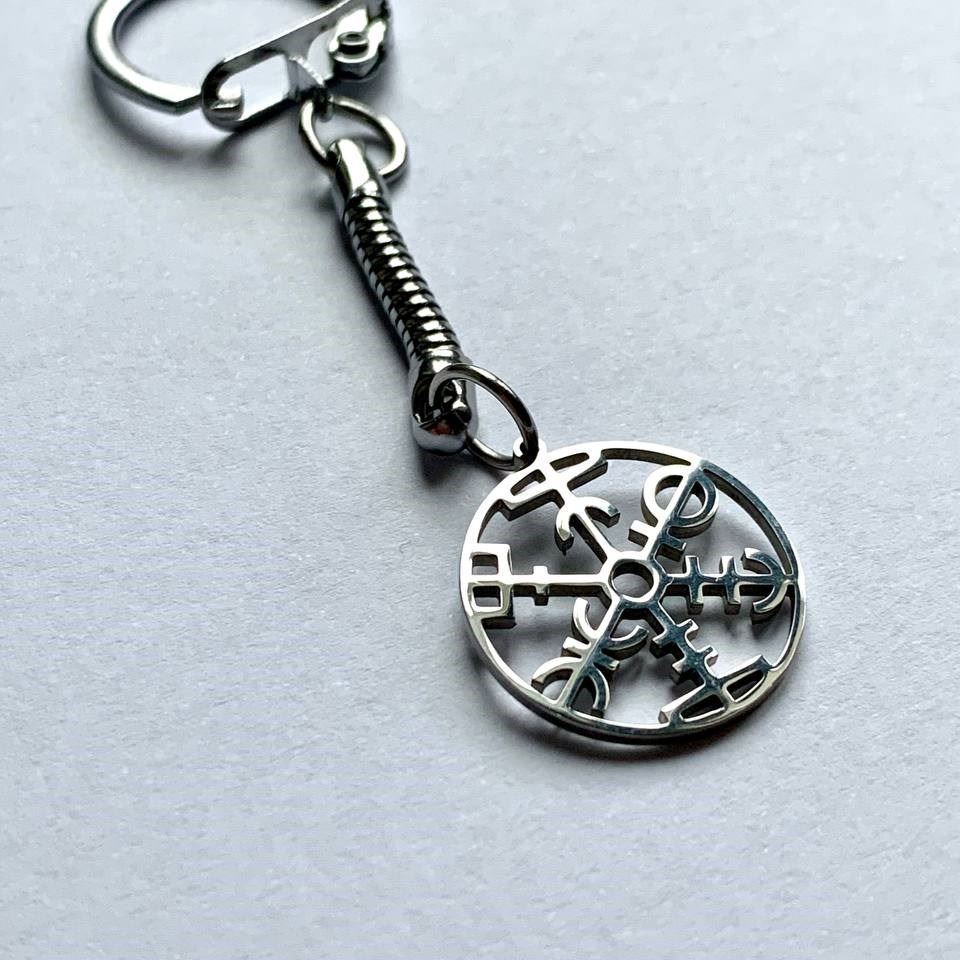 Брелок Вегвізир (Vegvisir) - скандинавський компас вікінгів | Оберіг та символ захисту